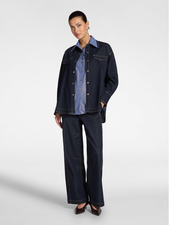 Elena Mirò Elena Mirò Jeansy P529P000411N034 Niebieski Boy Fit