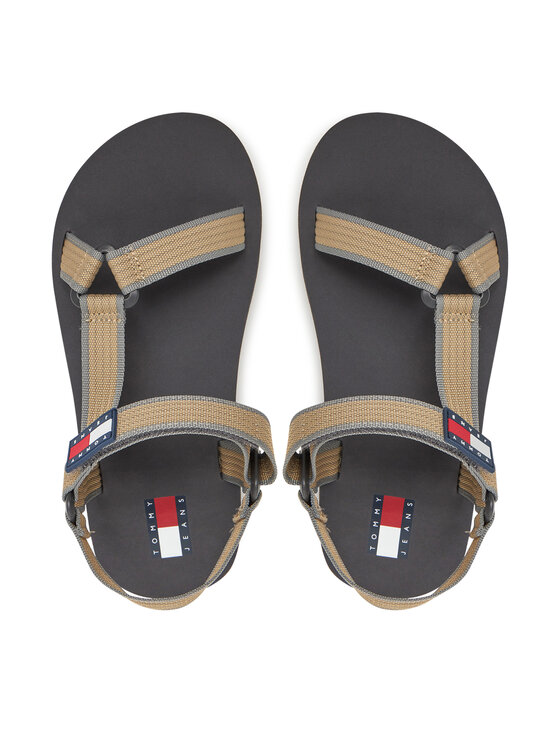 Tommy Jeans Tommy Jeans Sandały Tjm Casual Sandal EM0EM01563 Brązowy