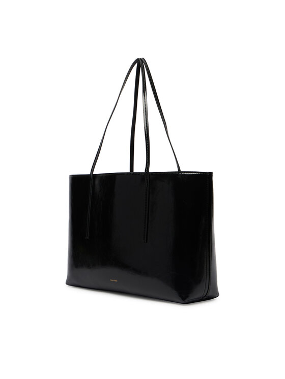 Calvin Klein Calvin Klein Kabelka Foil Logo Glossy LV04F3537G Čierna