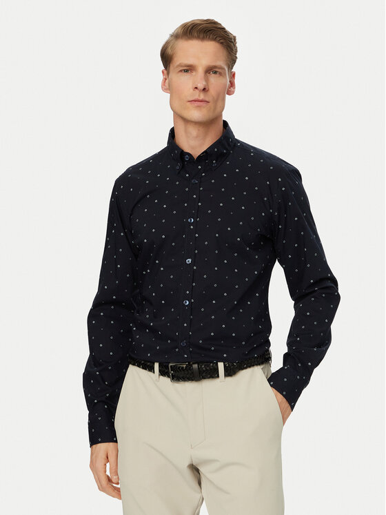 BOSS BOSS Košulja Rickert 50559627 Tamnoplava Regular Fit