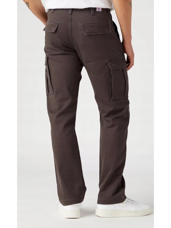 Wrangler Wrangler Spodnie materiałowe Casey Jones Cargo Czarny Cargo Fit