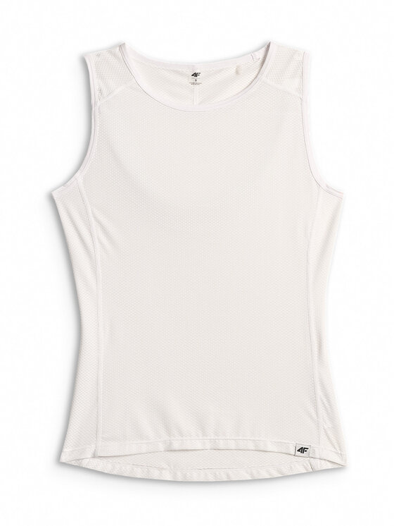 4F 4F Koszulka rowerowa ALTERNATIVE PATH Biały Slim Fit