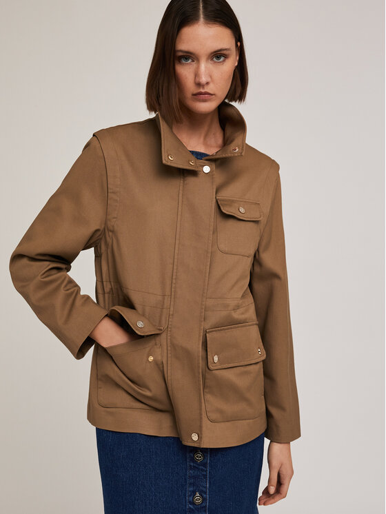 Motivi Motivi Cappotto R230W000125N022 Marrone Regular Fit