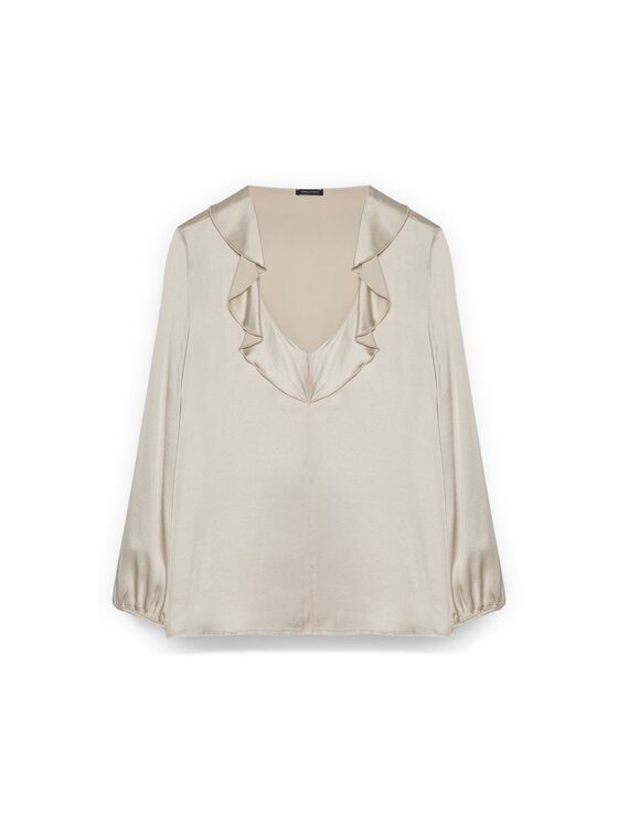 Fiorella Rubino Fiorella Rubino Blusa 2071T002456N002 Écru Regular Fit