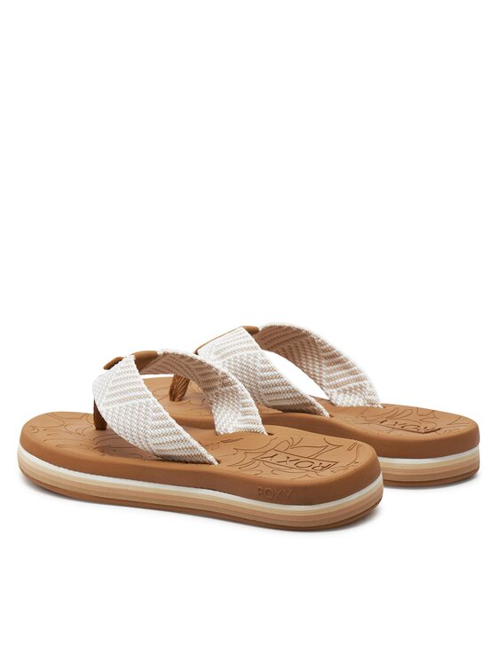 Roxy Roxy Σαγιονάρες ARJL100899 Εκρού