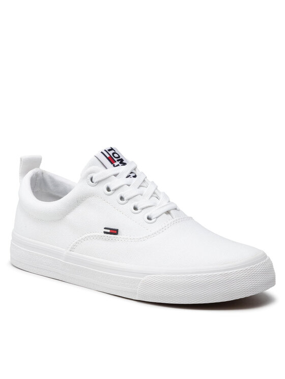 Tommy Jeans Tommy Jeans Tenniskingad Classic Tommy Jeans Sneaker EN0EN00986 Valge