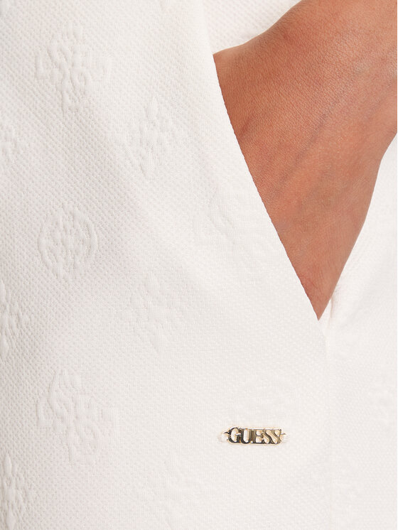 Guess Guess Donji dio trenerke V5YB19 KBSL2 Écru Regular Fit