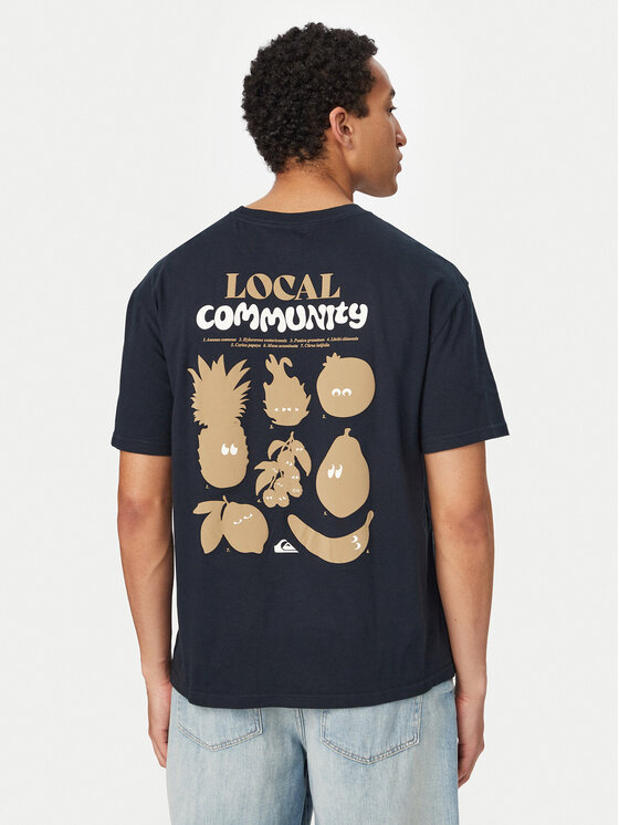 Quiksilver Quiksilver T-shirt Fruits Tide EQYZT08296 Crna Regular Fit