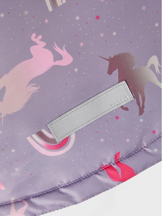 NAME IT NAME IT Kurtka przejściowa 13218452 Fioletowy Regular Fit