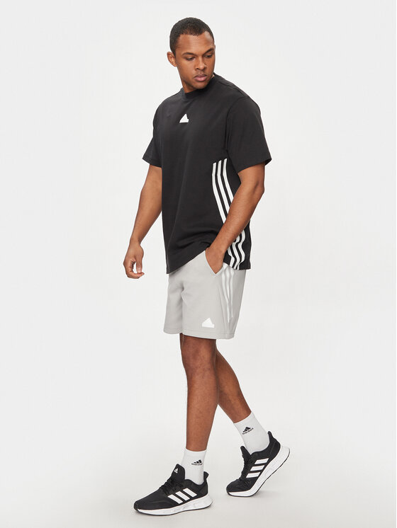 adidas Sportshorts Future Icons 3 Stripes IR9165 Grau Regular Fit Modivo