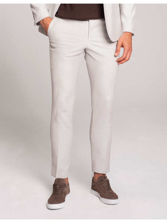 Spodnie garniturowe, rozmiar 176/106, Szare, erve/01