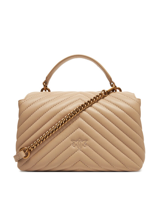 PINKO PINKO Torebka Love Lady Puff Mini Cl AI PE 25 PLTT 100044 A0GK Beżowy