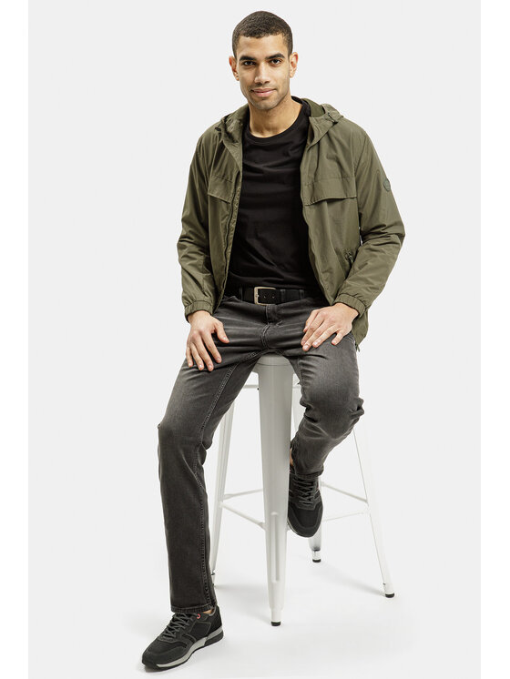 Cross Jeans Cross Jeans Kurtka przejściowa 40293-002 Khaki Regular Fit