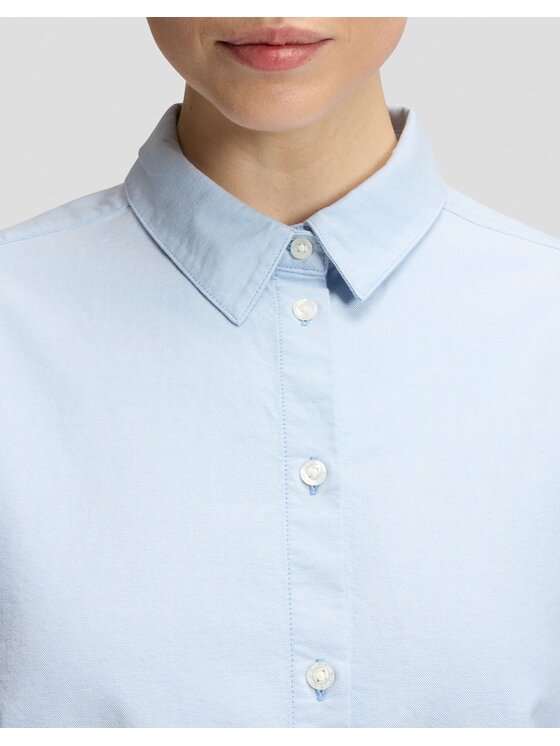 Lee Lee Koszula BOYFRIENDS SHIRT Niebieski Relaxed Fit