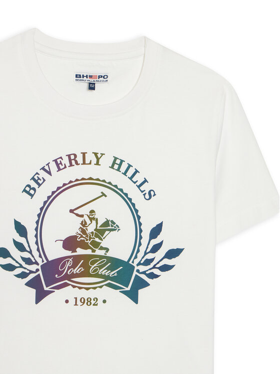 Beverly Hills Polo Club Beverly Hills Polo Club T-Shirt W126-BHBTS-1055-01X Weiß Regular Fit
