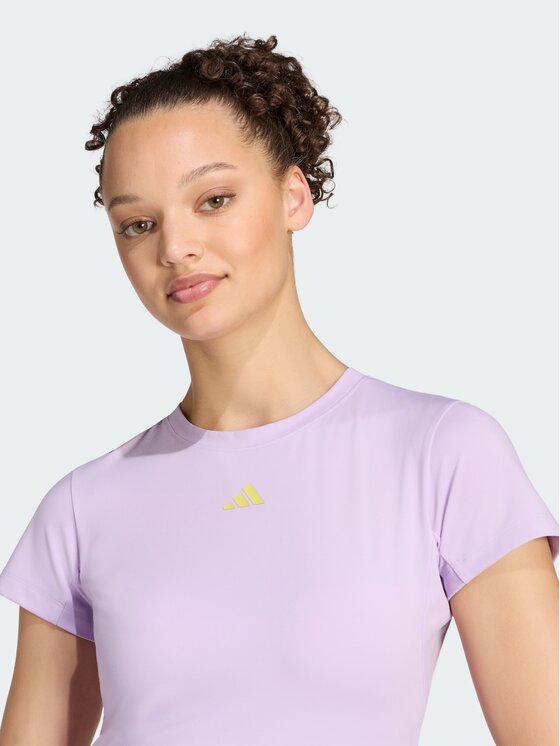 adidas adidas Koszulka techniczna 167807 Fioletowy Slim Fit