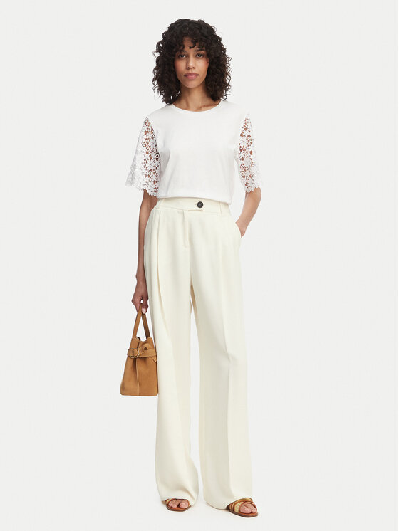 Marella Marella T-shirt Ceppo 2615971062 Bianco Regular Fit