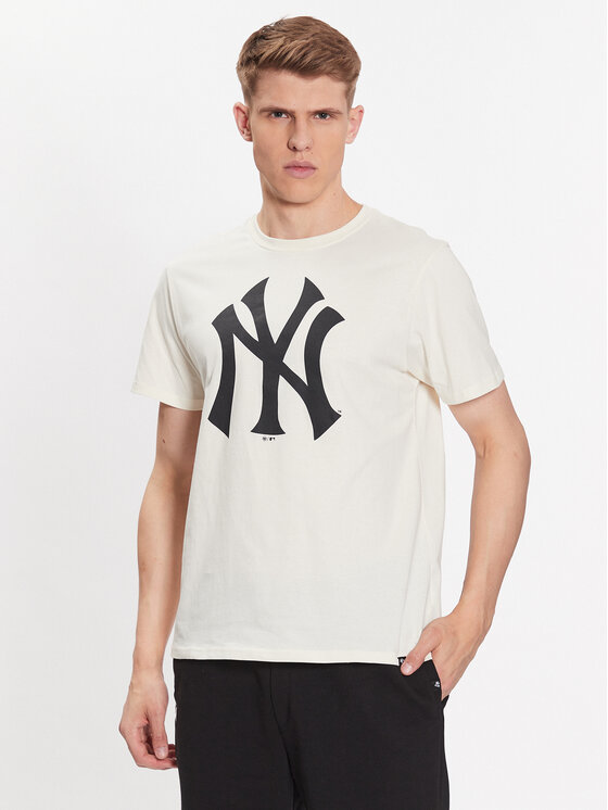 47 NEW YORK YANKEES DAY GLOW ECHO TEE - Print T-shirt - white