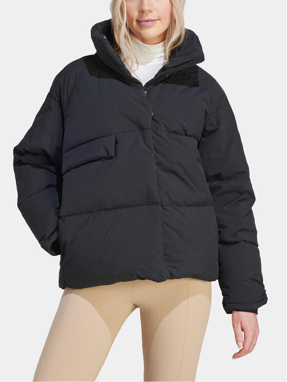 adidas adidas Pernata jakna Big Baffle IK3166 Crna Loose Fit