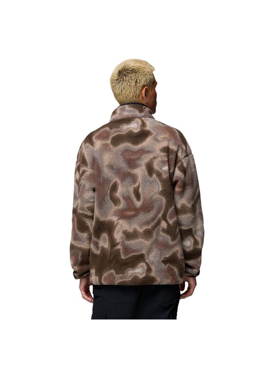 Columbia Columbia Polar Helvetia™ II Printed Half Snap Fleece Brązowy Regular Fit
