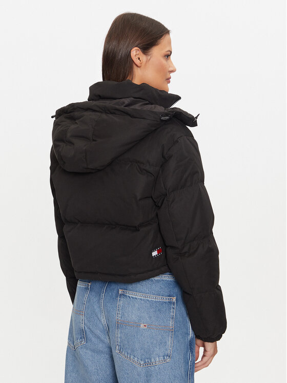 Tommy Jeans Tommy Jeans Vatovaná bunda Alaska DW0DW19687 Čierna Regular Fit