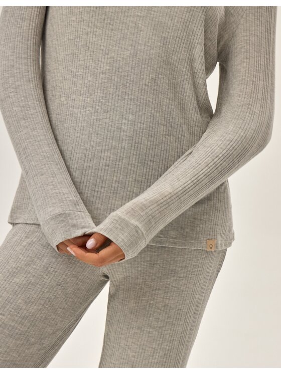 Esotiq Esotiq Piżama 42192 Szary Regular Fit