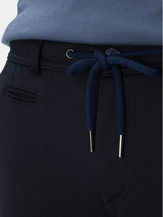 Bugatti Bugatti Stoffhose 4036 36827 Dunkelblau Slim Fit