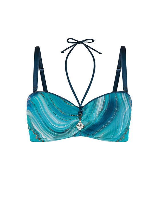 Feba Feba Bikini pezzo sopra FG14A Turchese