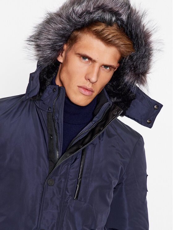 Guess Guess Parka M3BL20 WFOW2 Niebieski Regular Fit