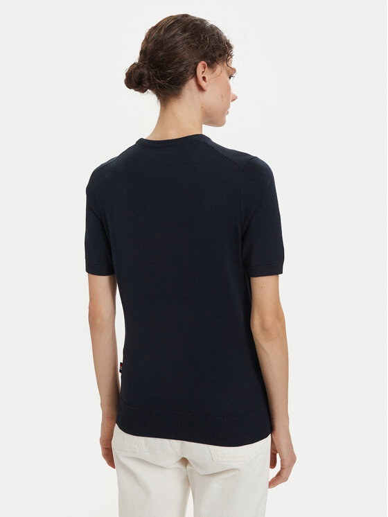Beverly Hills Polo Club Beverly Hills Polo Club Blúzka P-SS26W-M6564-0298 Tmavomodrá Regular Fit