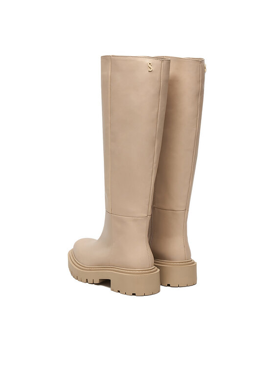 Simple Simple Stiefel SL-18-02-000051 Beige