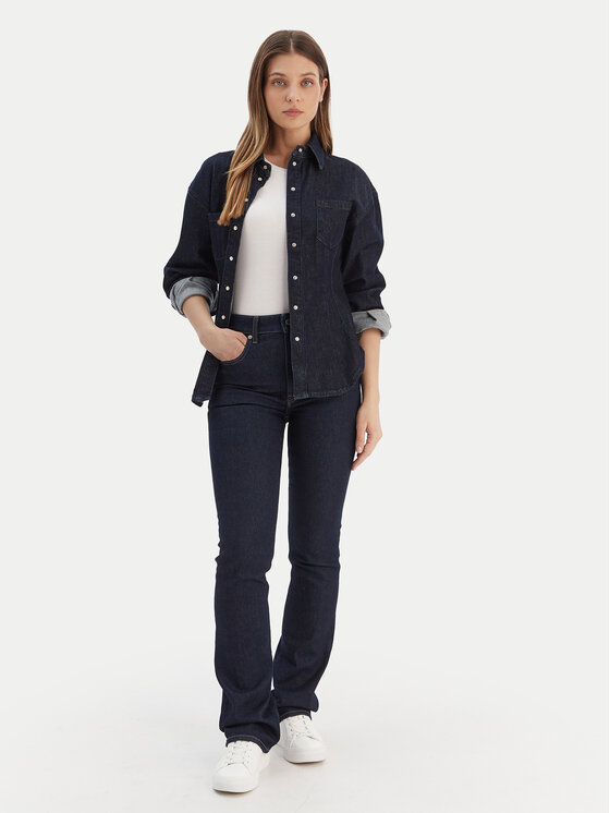 Calvin Klein Jeans Calvin Klein Jeans Traperice LV047D732G Tamnoplava Bootcut Fit