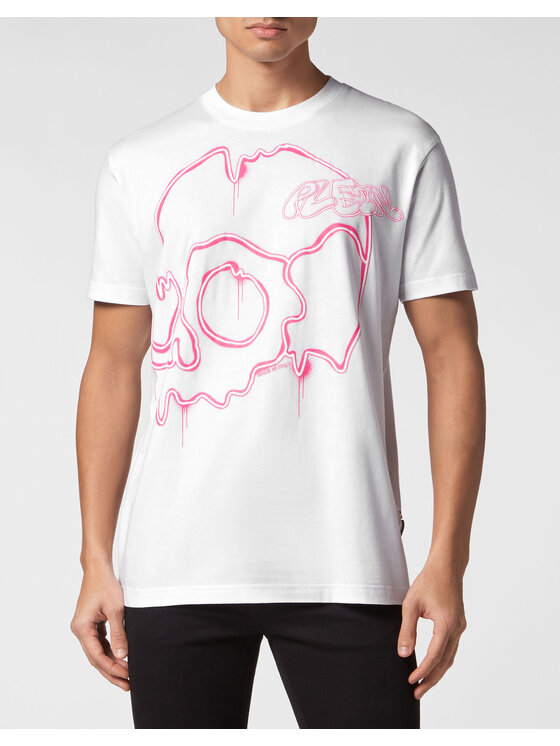 PHILIPP PLEIN PHILIPP PLEIN T-Shirt 9899 Biały Regular Fit
