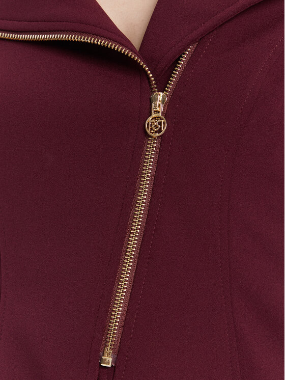 Rinascimento Rinascimento Suknjič CFC0125220003 Bordo rdeča Slim Fit