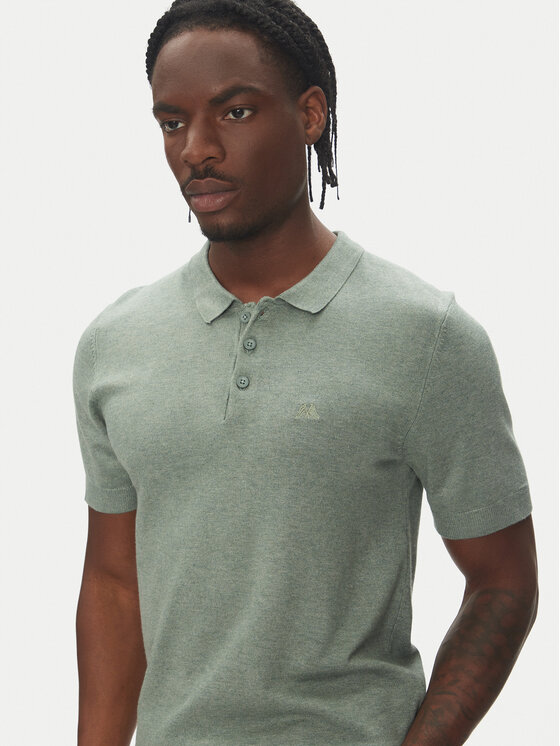 Lindbergh Lindbergh Polokošeľa 30-800159 Zelená Slim Fit