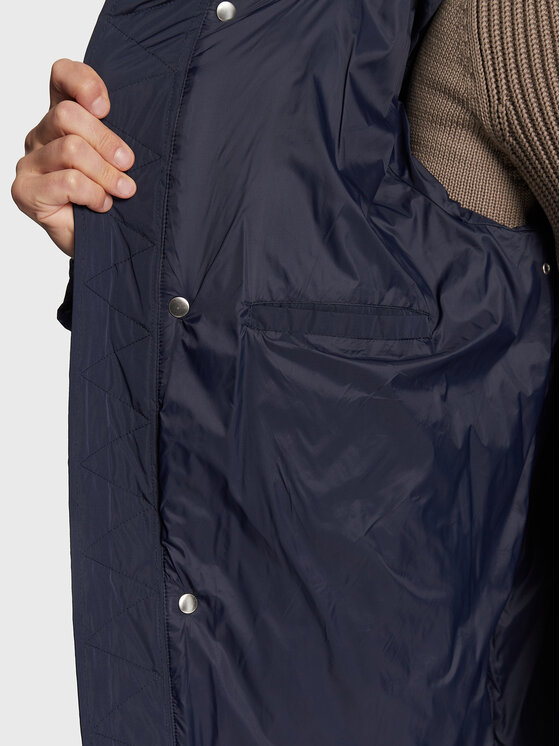 Trussardi Trussardi Zimní bunda Memory 52S00742 Tmavomodrá Regular Fit