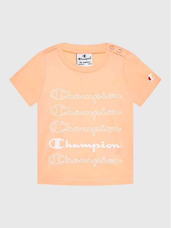 Champion T-krekls 404389 Oranžs Regular Fit