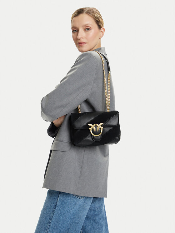 PINKO PINKO Handtasche Love Puff Mini Cl AI 25-26 PLTT 100039 A2JY Schwarz