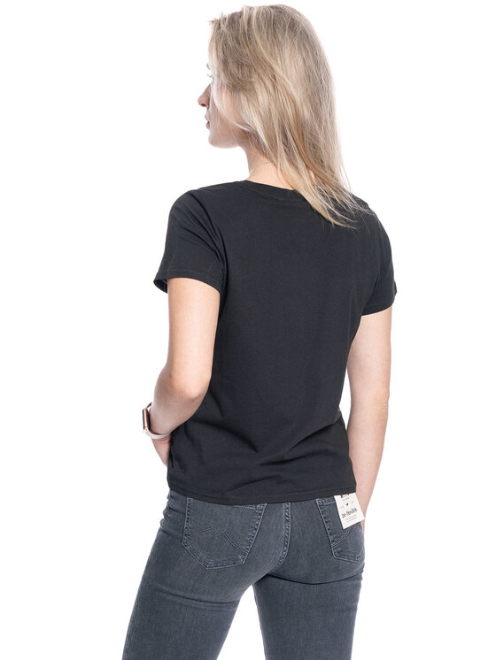 Wrangler Wrangler T-shirt SS GRAPHIC TEE Nero Regular Fit