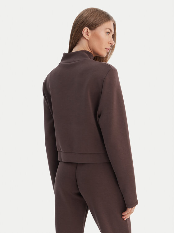 Guess Guess Majica dugih rukava V4YQ05 KCAY2 Smeđa Regular Fit