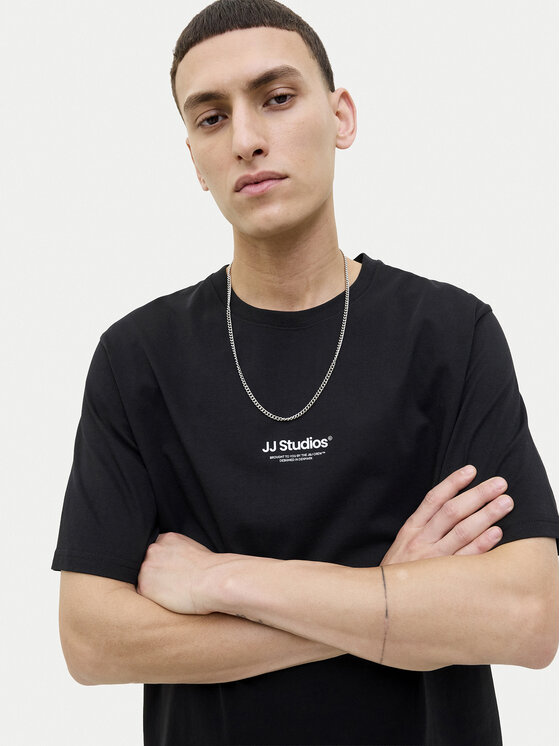 Jack&Jones Jack&Jones T-shirt Soho 12278787 Crna Relaxed Fit