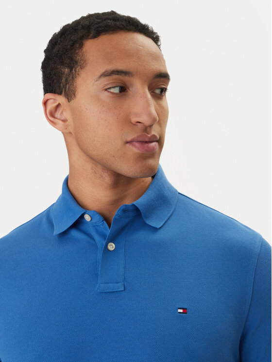 Tommy Hilfiger Tommy Hilfiger Tricou polo 1985 MW0MW17770 Albastru Regular Fit