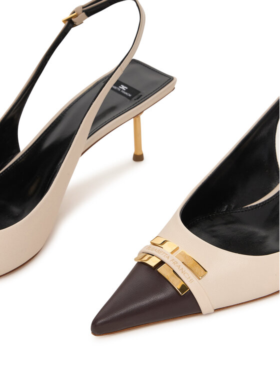 Elisabetta Franchi Elisabetta Franchi Laiviņas SA57L61E2 Écru