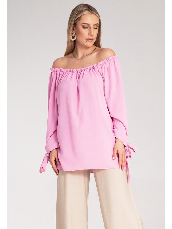 FIGL FIGL Halenka M1133 Růžová Regular Fit