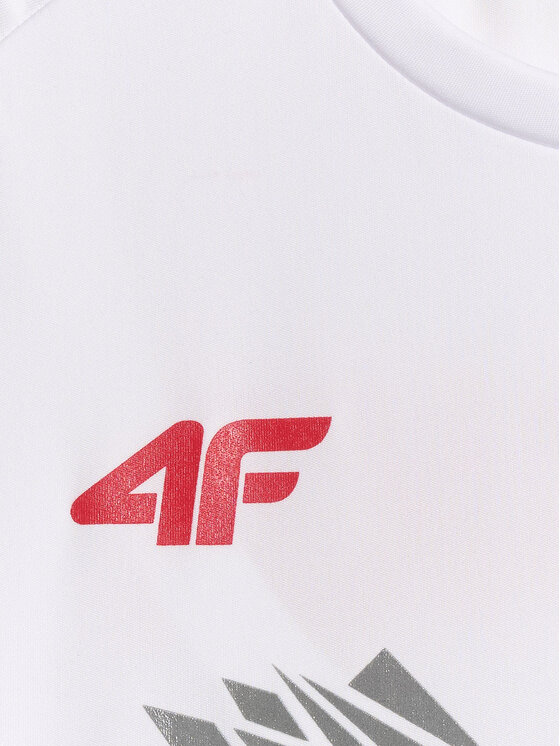 4F 4F T-Shirt TEAMWEAR Biały Regular Fit