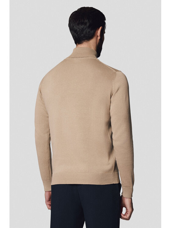 Lancerto Lancerto Golf Sindre SW073224000073 Beżowy Regular Fit