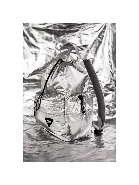 Himawari Himawari Plecak No. 61 Silver mini Srebrny