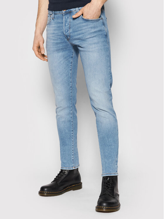 Jack&Jones Jeans Hlače Glenn 12204334 Modra Slim Fit