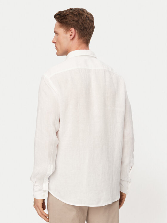 BOSS BOSS Krekls Relegant 50567579 Balts Regular Fit