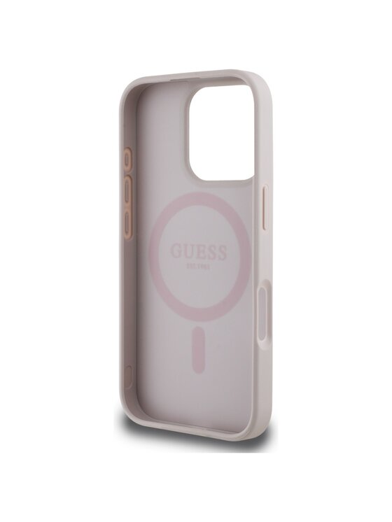Guess Guess Etui na telefon Apple iPhone 16 Pro Max Różowy
